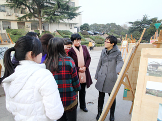 信息学院举办“古韵徽州”设计学专业写生成果汇报展